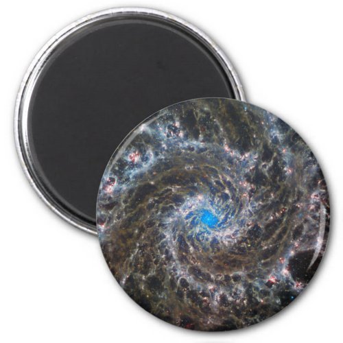 The Heart Of Messier 74 Magnet