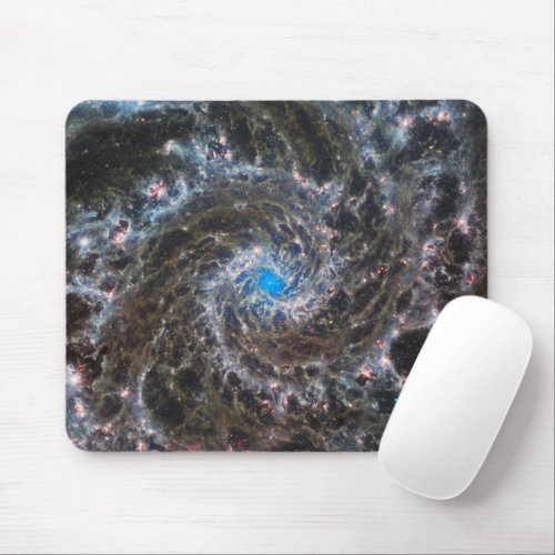 The Heart Of Messier 74 Mouse Pad