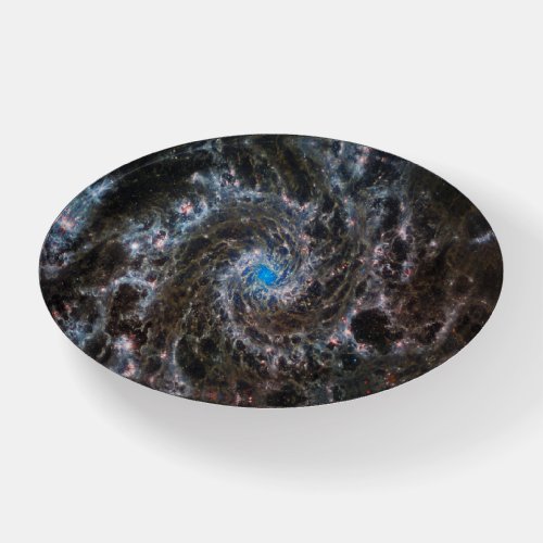 The Heart Of Messier 74 Paperweight
