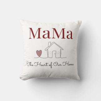 The Heart Of Our Home Throw Pillow