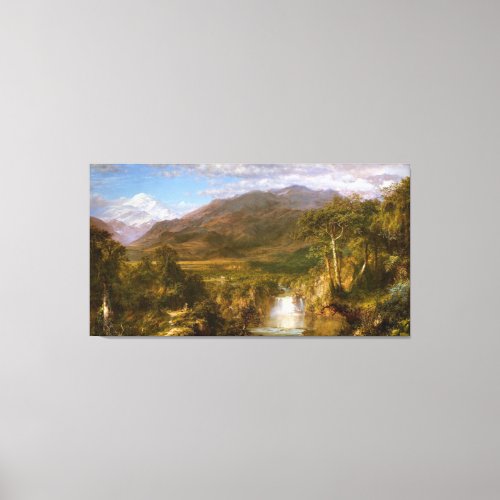 The Heart of the Andes by Frederic Edwin Church Canvas Print