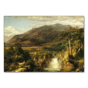 The Heart of the Andes by Frederic Edwin Church Table Number