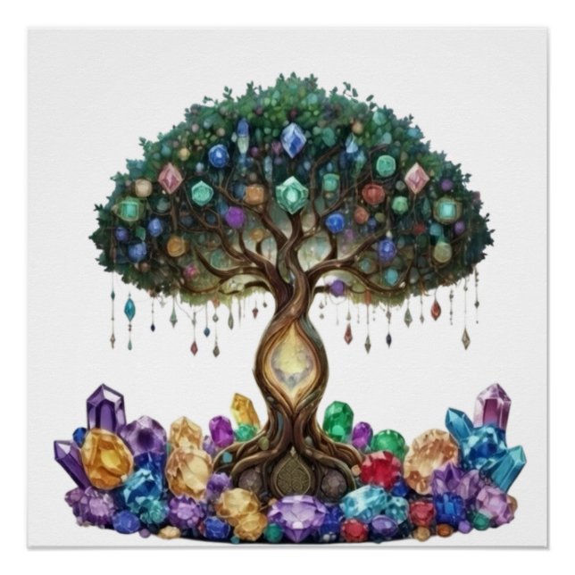 The Heart of the Gem Tree: A Romantic Valentine's  Poster (Front)