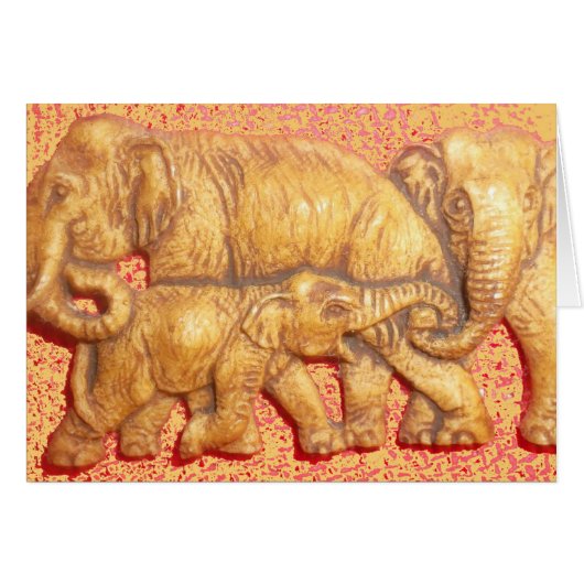 The Heart of the Herd: Elephant Family Portrait (Front Horizontal)