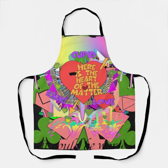 The Heart Of The Matter Kitchen Craft Barbecue  Apron (Front)