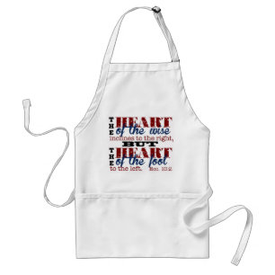 The Heart of The Wise... Adult Apron