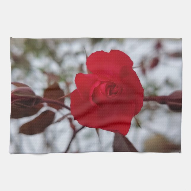 The Heart of Winter  Kitchen Towel (Horizontal)