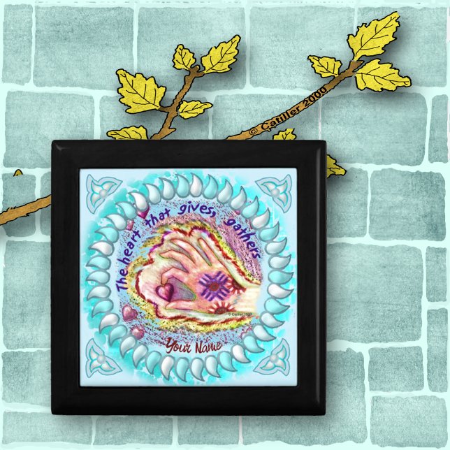 The Heart That Gives Gathers Christian gift box (Creator Uploaded)