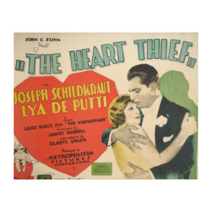 'The Heart Thief' Vintage Classic Movie Poster