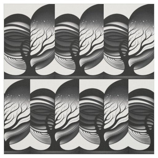 The Heart Tree Love Fabric