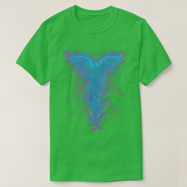 The Heat of Illusion blue T-Shirt (Design Front)