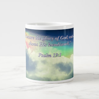 The Heavens Declare Psalm 19:1 Giant Coffee Mug