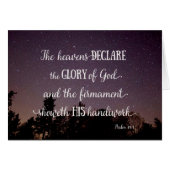 The Heavens Declare the Glory of God (Front Horizontal)
