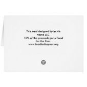 The heavens declare the glory of God (Back Horizontal)