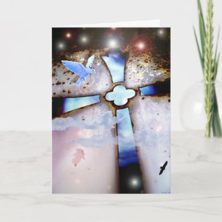 The Heavens declare the glory of God Easter Card