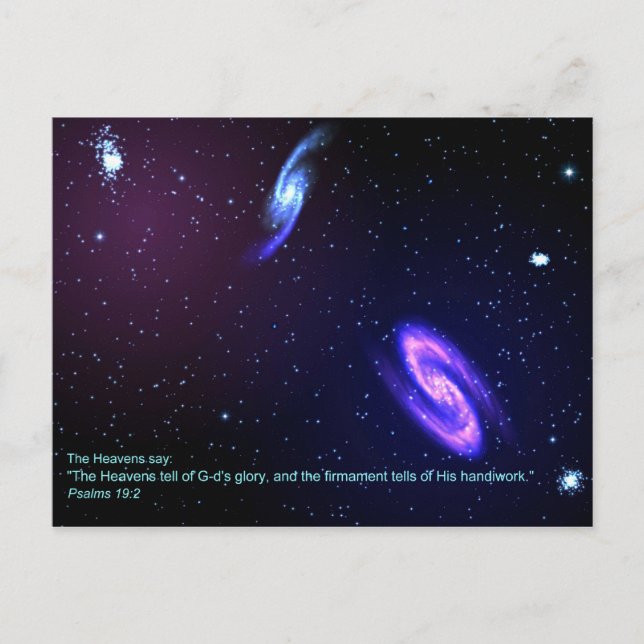 The Heavens Postcard (Front)