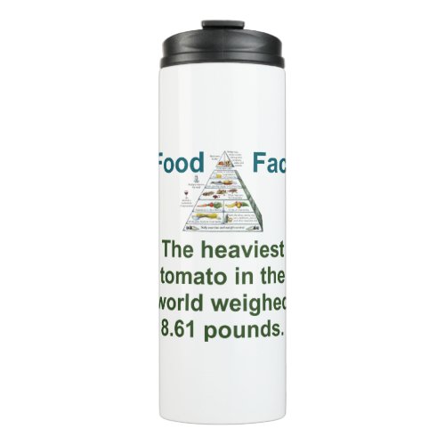 The Heaviest Tomato In The World _ Food Fact Thermal Tumbler