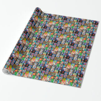 The Hebrew alphabet - alephbet Wrapping Paper