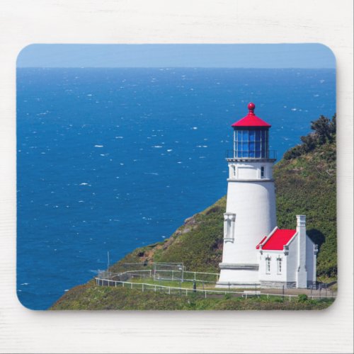 The Heceta Head Lighthouse Near Florence Mouse Pad