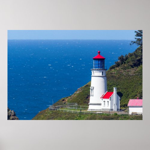 The Heceta Head Lighthouse Near Florence Poster