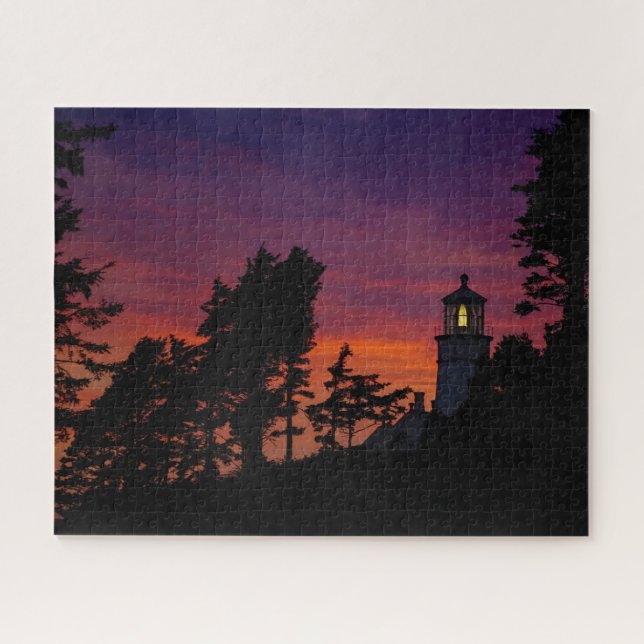 The Heceta Head Lighthouse on the Oregon Coast Jigsaw Puzzle (Horizontal)
