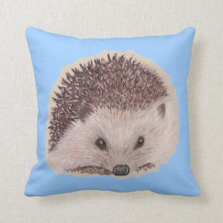The Hedgehog (Blue) Throw Pillow