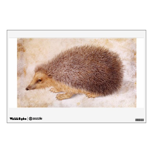 THE HEDGEHOG WALL STICKER (Front)