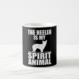 the heeler is my spirit animal, Heeler lover Coffee Mug