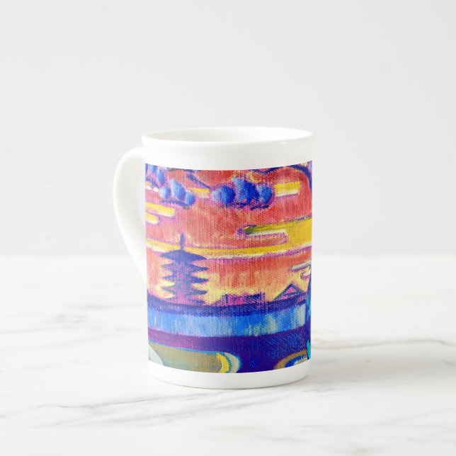THE HEIAN KYO Ⅱ BONE CHINA MUG (Front Left)