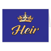 The HEIR to go with the SPARE (Front Horizontal)