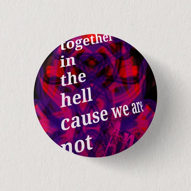 The hell button (Front)