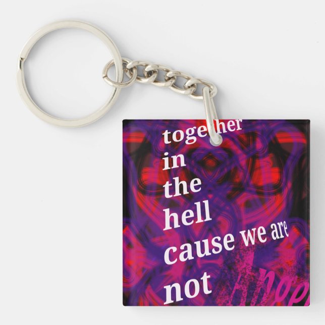The hell keychain (Front)