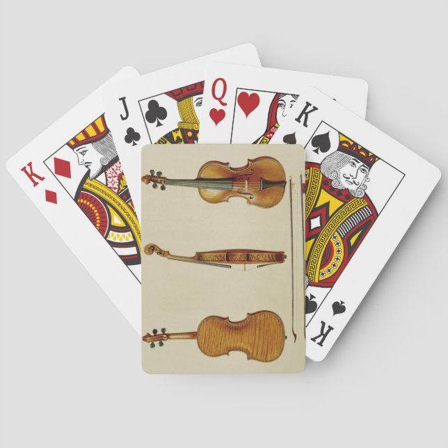 The Hellier violin made by Antonio Stradivarius (c Poker Cards (Back)