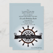 The Helm Nautical Invitation (Front/Back)