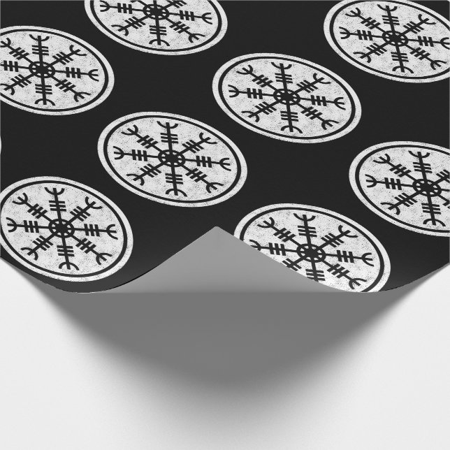 The Helm Of Awe Wrapping Paper (Corner)