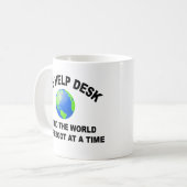 The Help Desk - Saving The World Coffee Mug (Front Left)