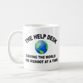 The Help Desk - Saving The World Coffee Mug (Left)