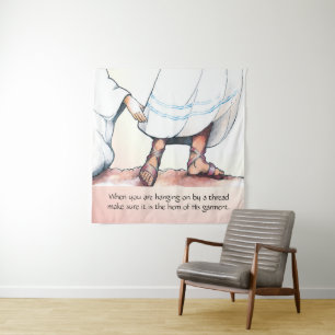 The Hem of His Garment Tapestry