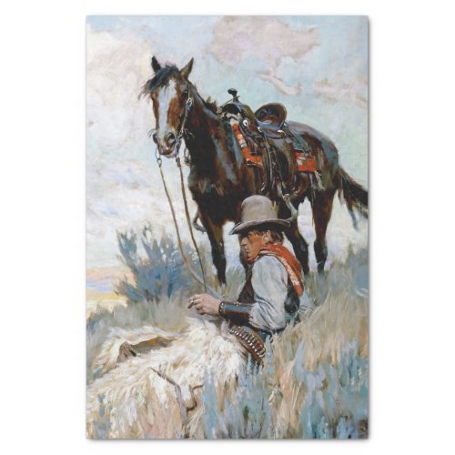 The Herder Western Art by Philip R Goodwin Tissue Paper