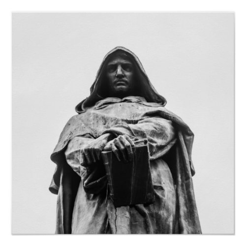 The heretic Giordano Bruno Poster