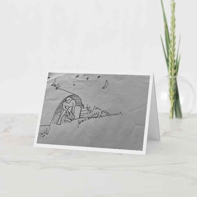 " The Hermit " Card (Front)