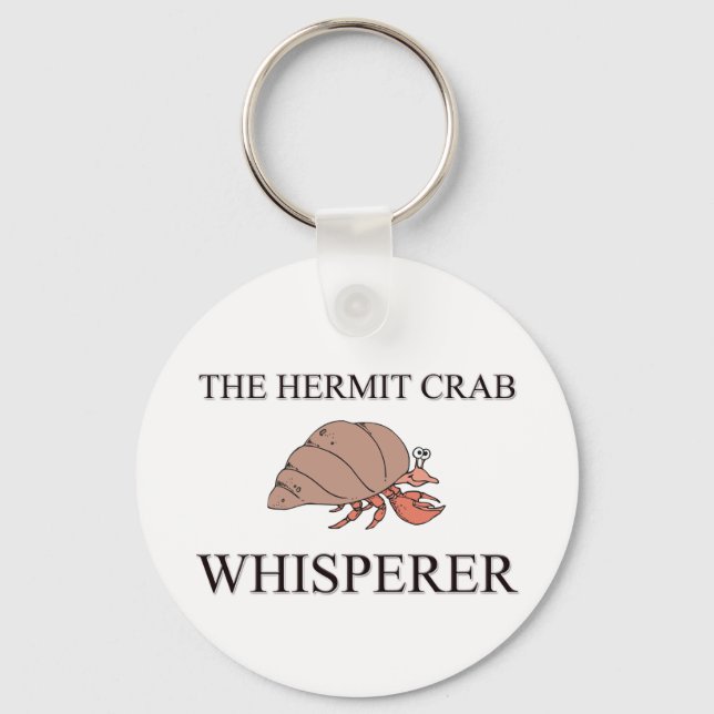 The Hermit Crab Whisperer Keychain (Front)