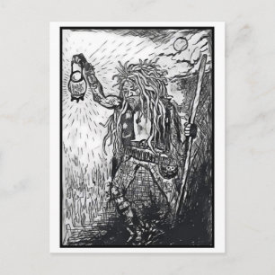 the hermit postcard