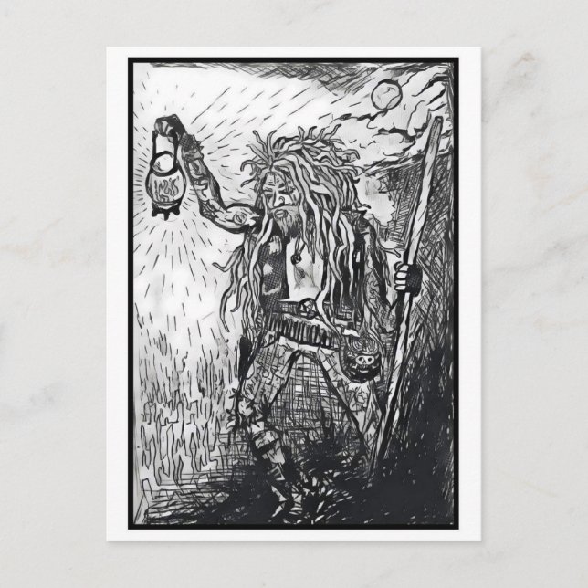 the hermit postcard (Front)