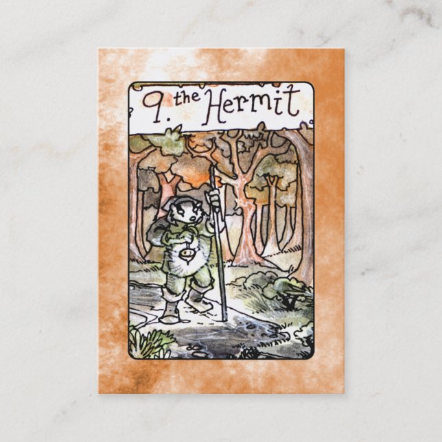 The Hermit Tarot Card (Front)