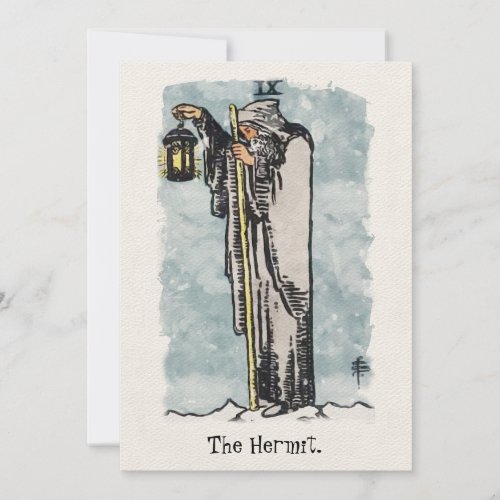 The Hermit Tarot Card Painting