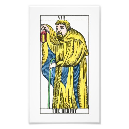 The Hermit Tarot Card Photo Print