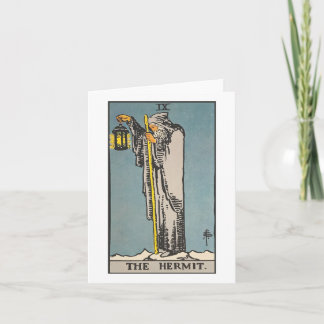 The Hermit tarot card - Rider Waite Smith tarot