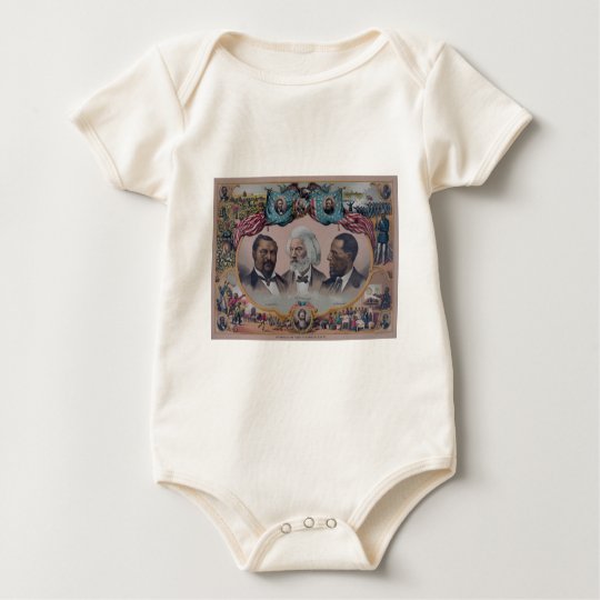 "The Heroes Of The Colored Race" Baby Bodysuit