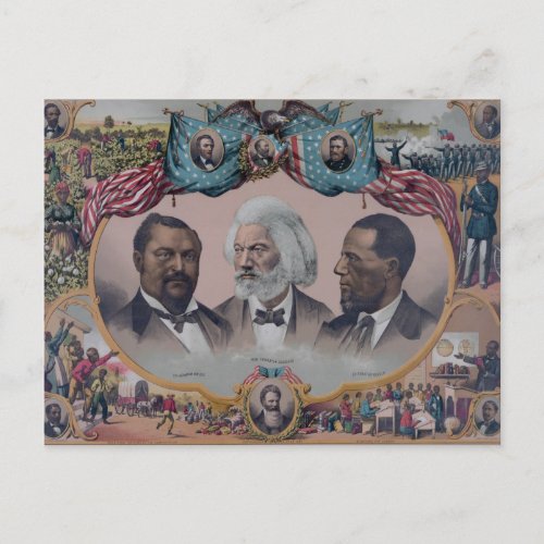 The Heroes Of The Colored Race Postcard